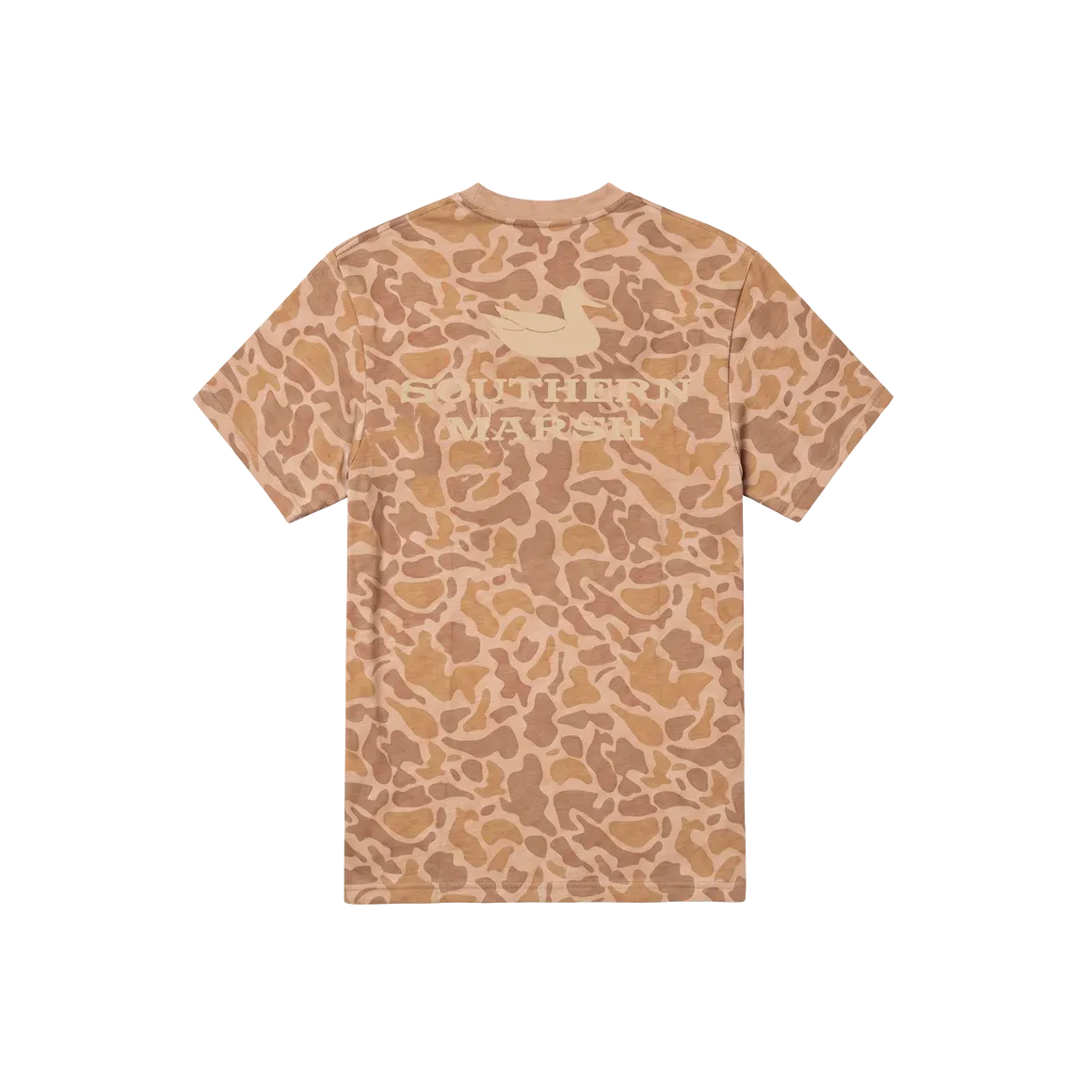 Seawash Original Long Sleeve Tee - Trademark Duck - Camo - Camel