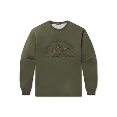 Searcy Heather Sweatshirt - Moss Green