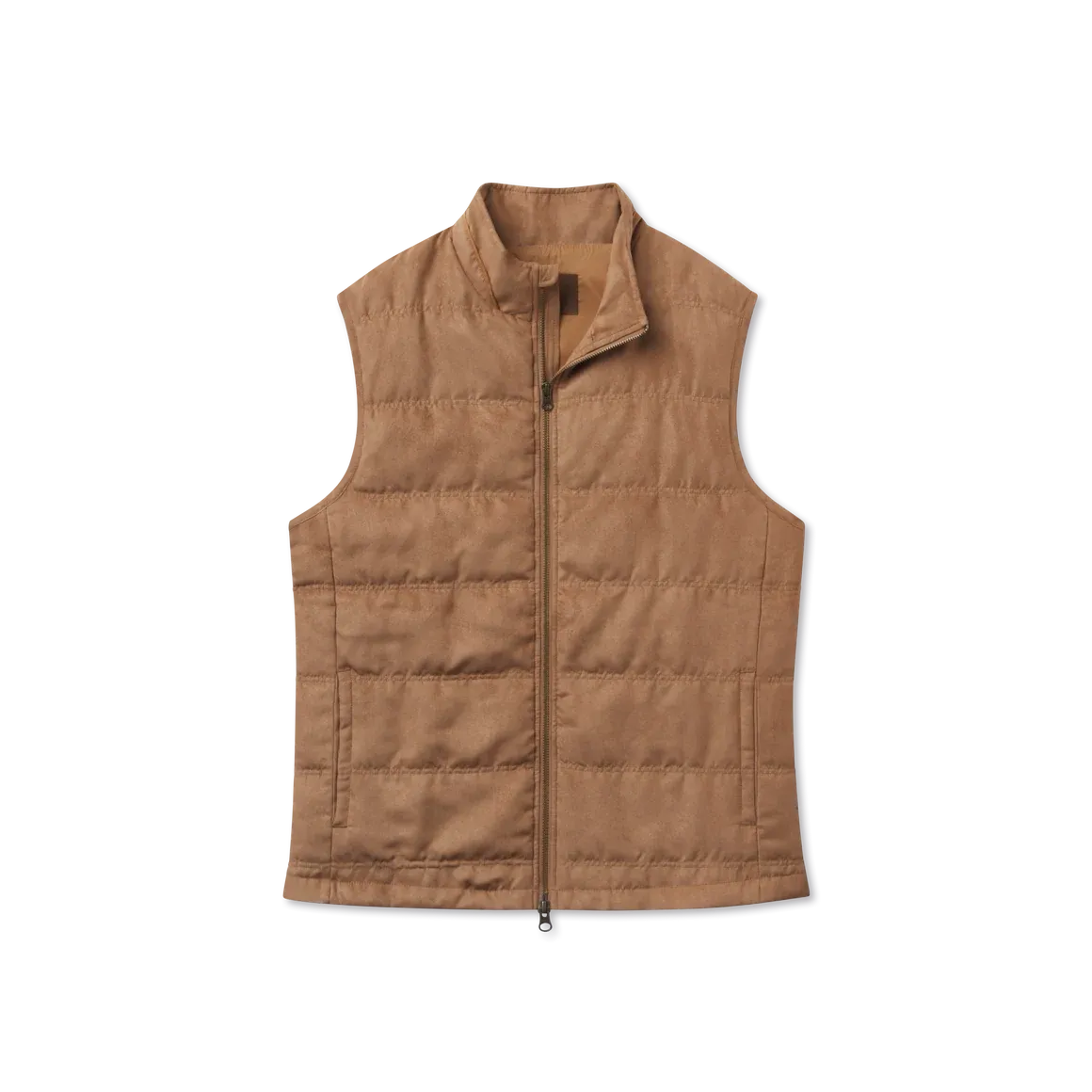 Huntsville Quilted Vest - Light Brown