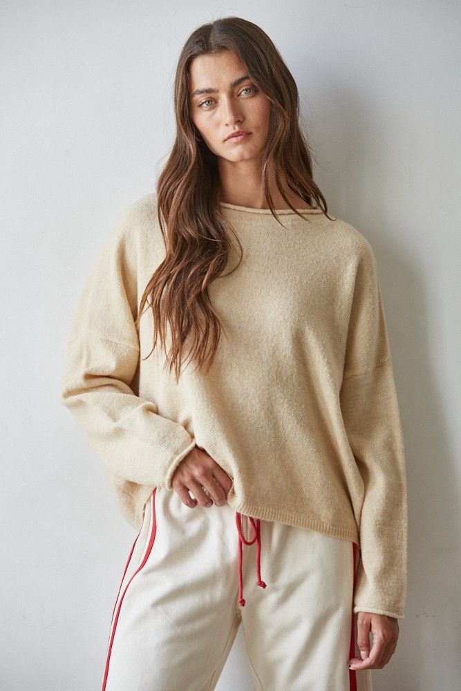 Easy Days Ahead Sweater - Latte