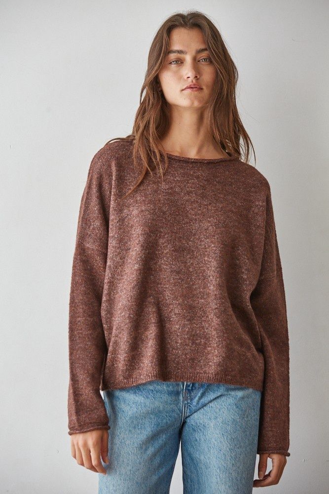 Easy Days Ahead Sweater - Brown