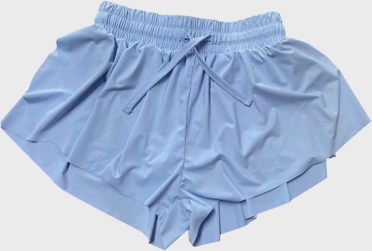 Youth Flowy Shorts - Sky