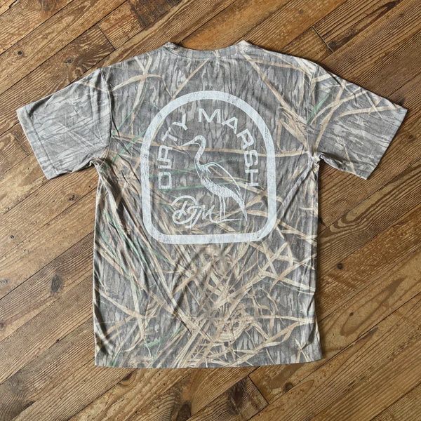 Backshore Logo Short Sleeve T- Shirt - Shadowgrass Camo