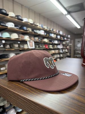 Ram Species Unstructured Snapback - Cherry Wood