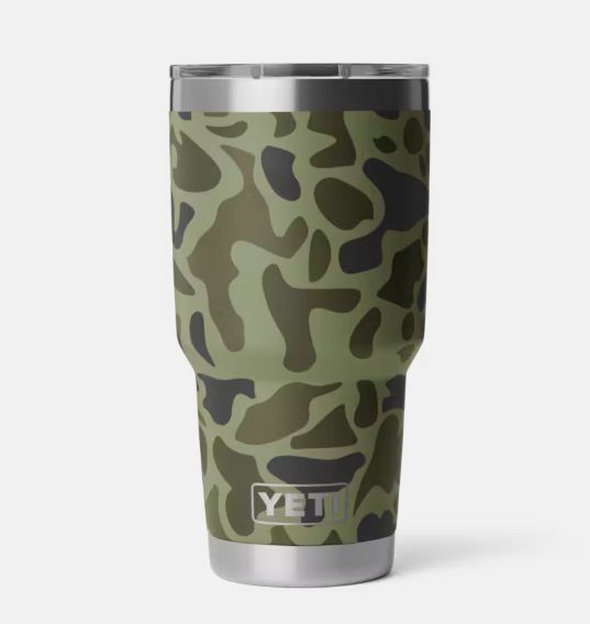 Rambler 30oz Tumbler W/ MS Lid - Olive Camo