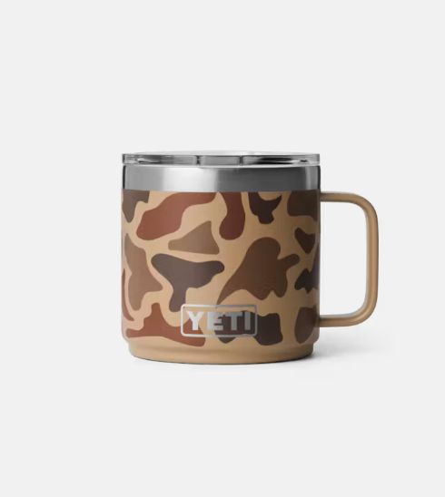 Rambler 14oz Ceramic Lined Mug 2.0 - Wetlands Camo