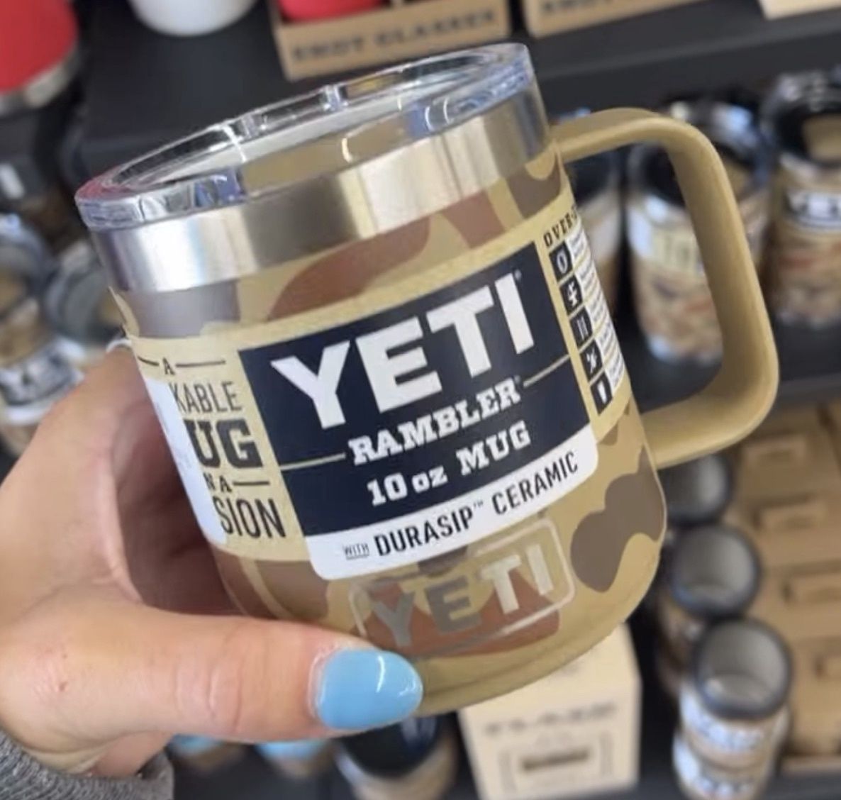Rambler 10oz Ceramic Lined Mug - Wetlands Camo