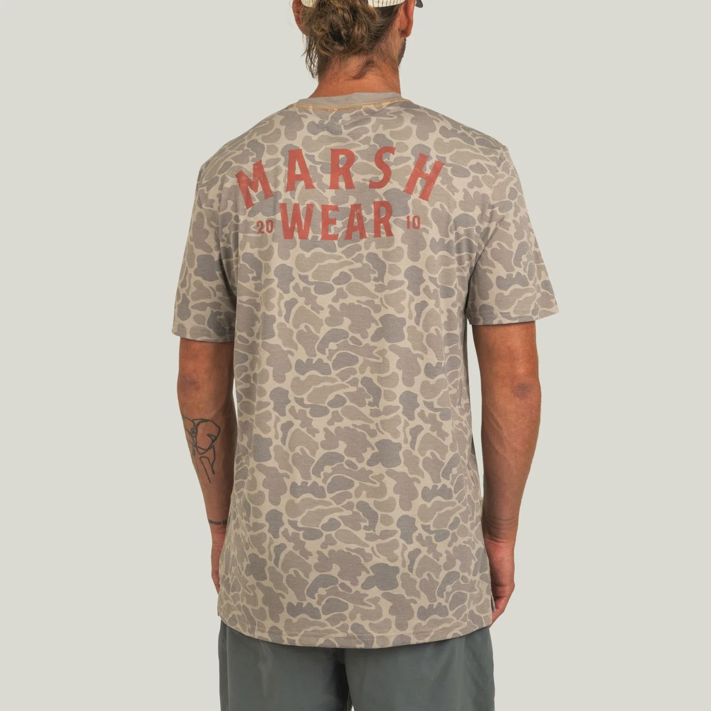 Stackhouse Hagood Short Sleeve Shirt - Khaki Mallard Camo