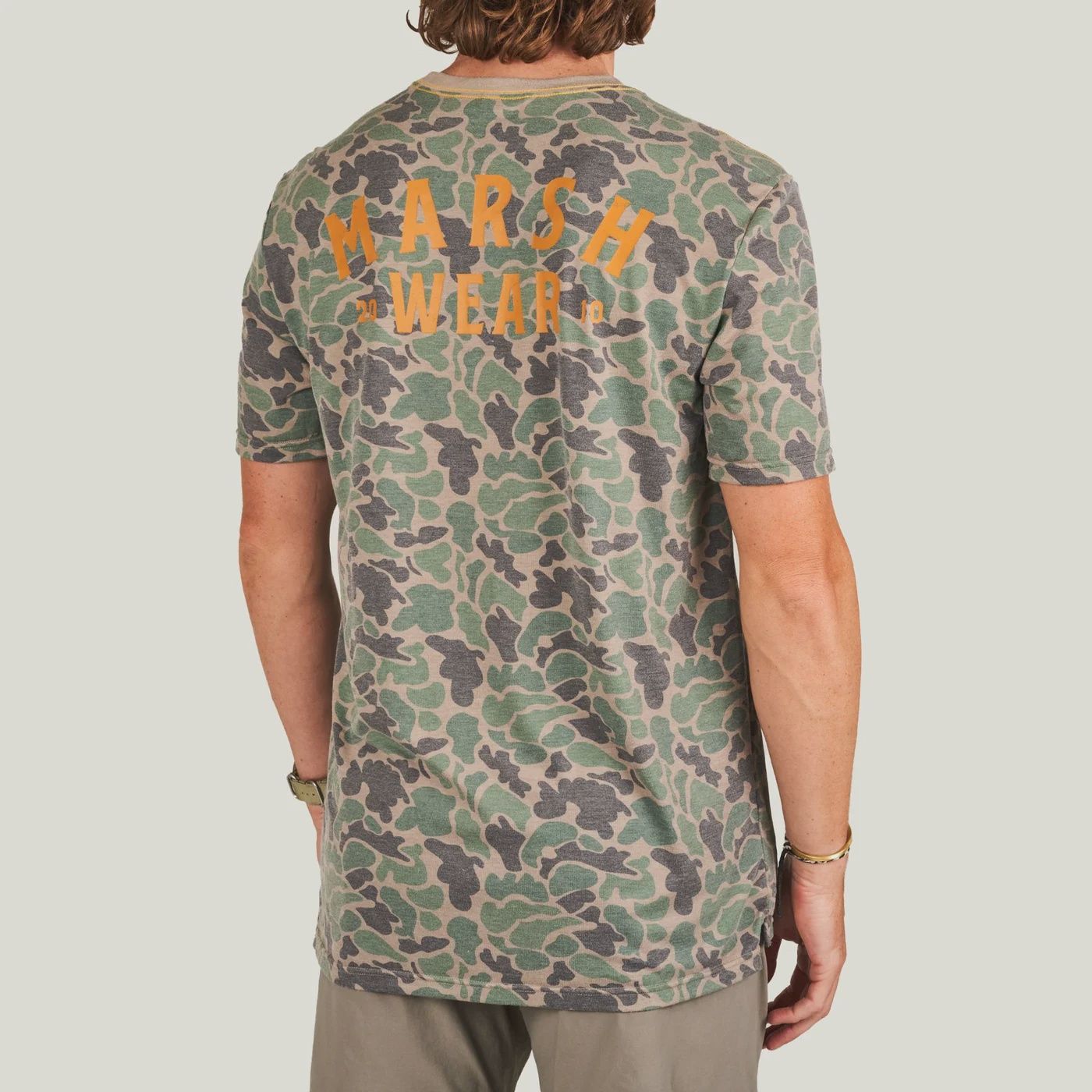 Stack House Hagood Short Sleeve - Green Camo