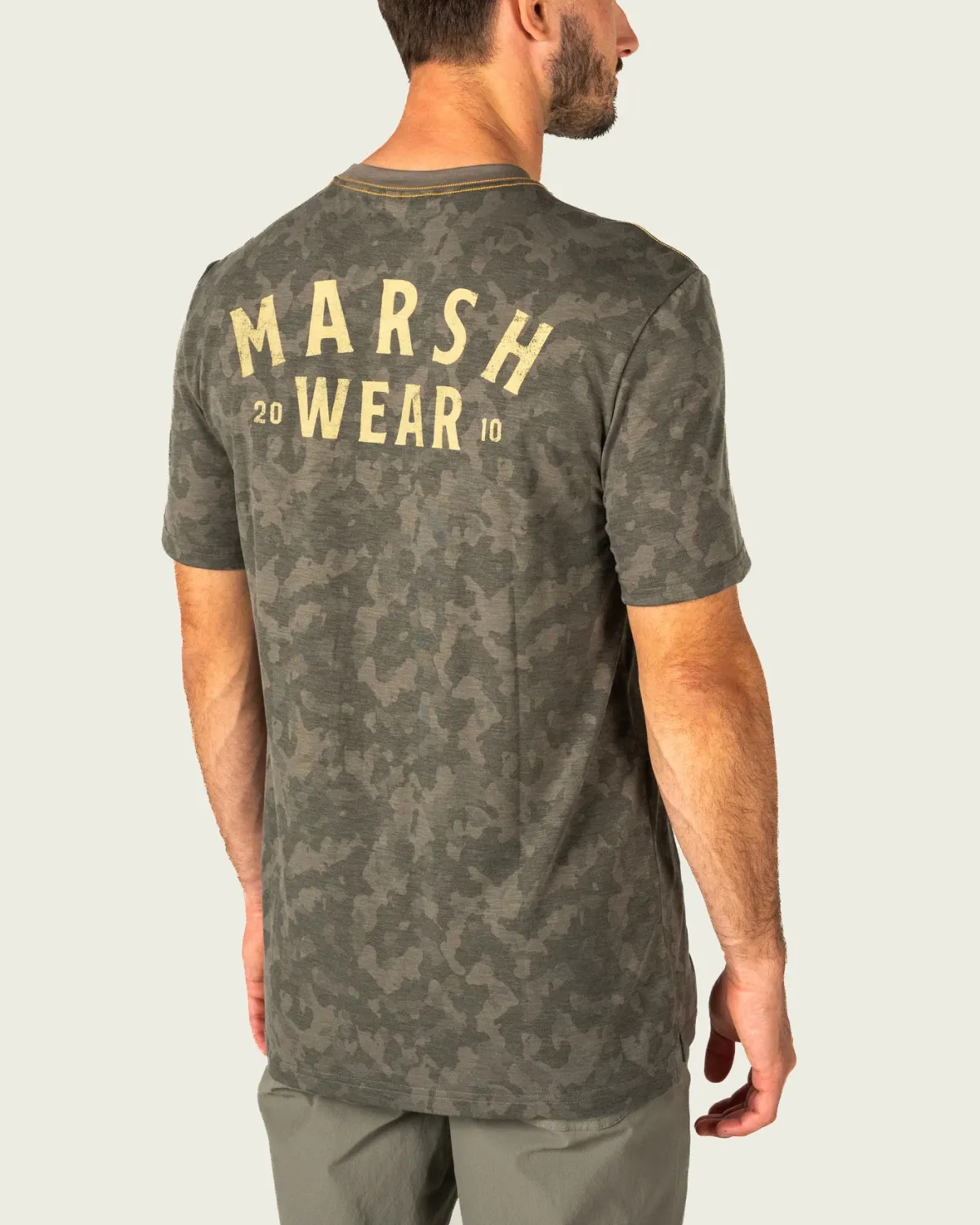 Stack House Hagood Short Sleeve T-Shirt - Fossil Foxhole Camo