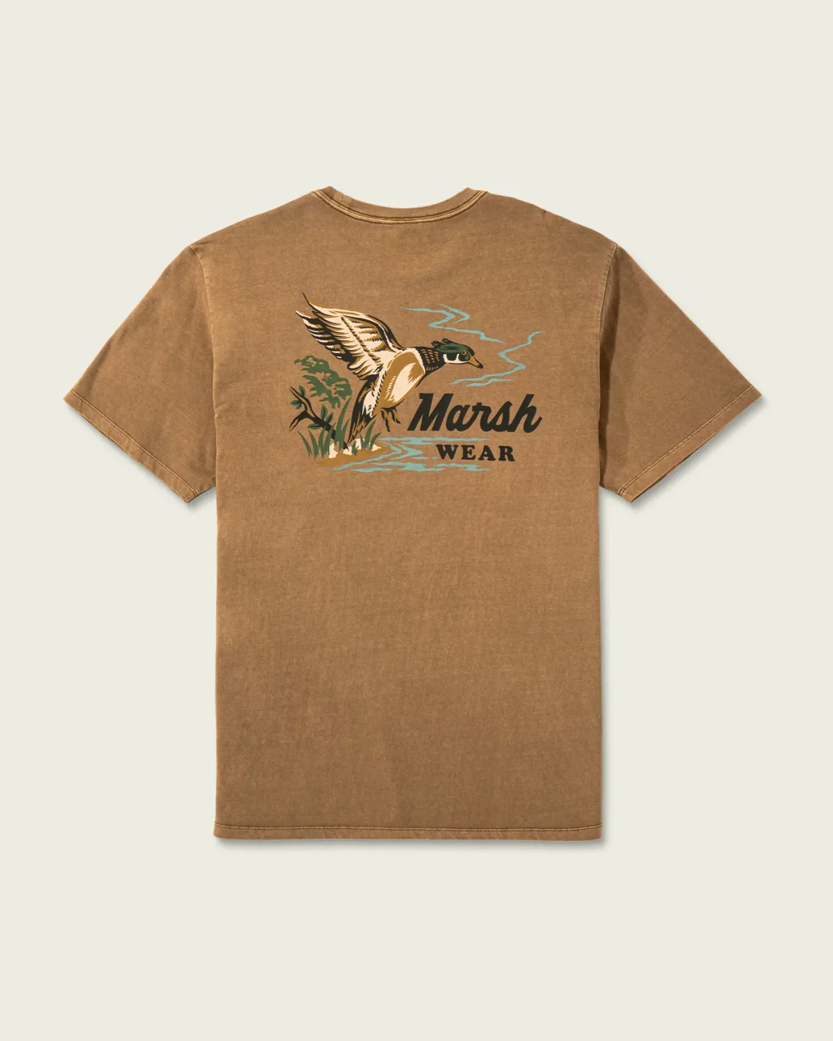 Heritage Wood Short Sleeve T-Shirt - Tobacco