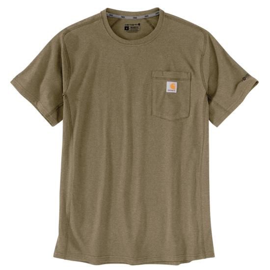 Force Relaxed Fit Short-Sleeve Pocket Tee Shirt - Night Fatigue Heather