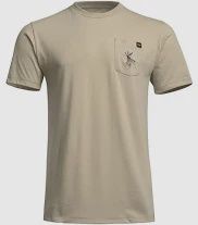 Deer Species Pocket Tee - Light Tan