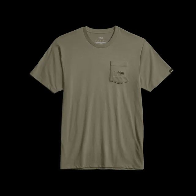 Tech Whitetail Pocket Tee - Dark Green Sage