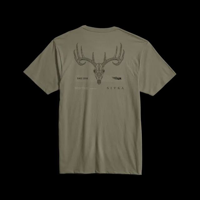 Tech Whitetail Pocket Tee - Dark Green Sage