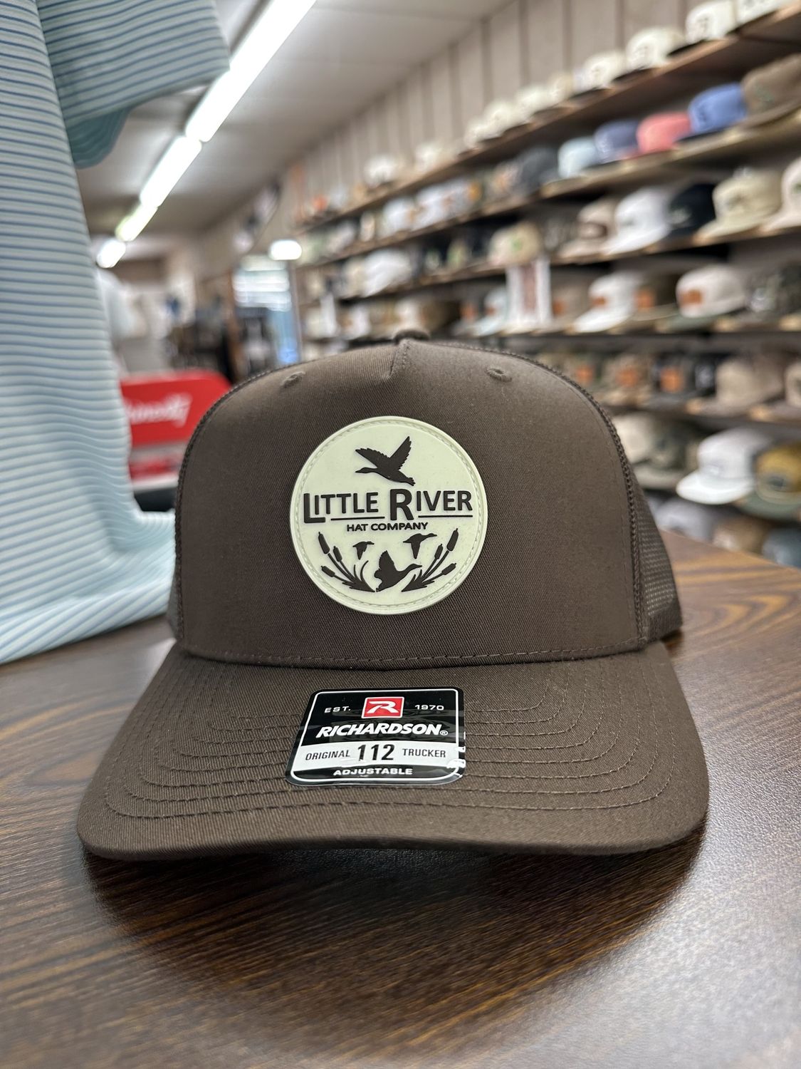 Duck Rubber Patch Trucker Hat - Espresso