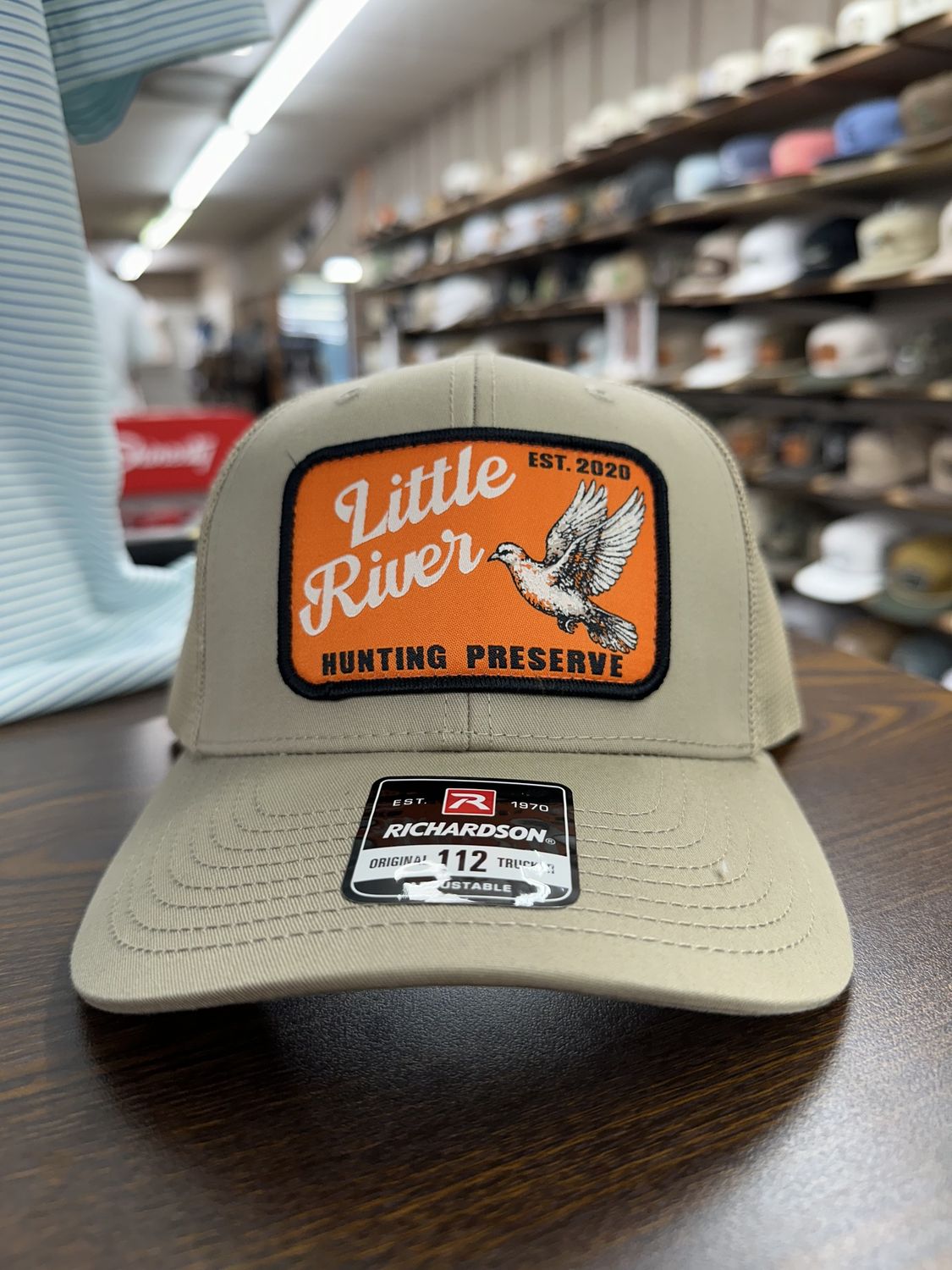 LR Dove Patch Trucker Hat - Khaki