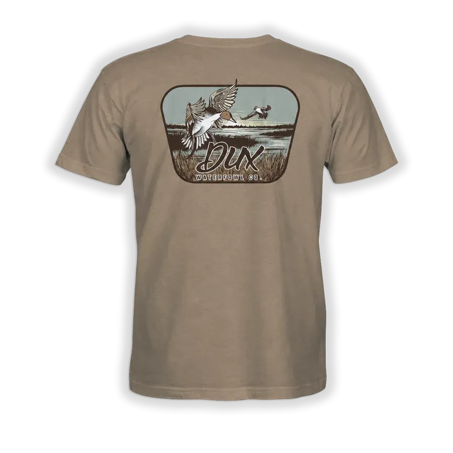 Dux Pintail Marsh T - Shirt - Brown