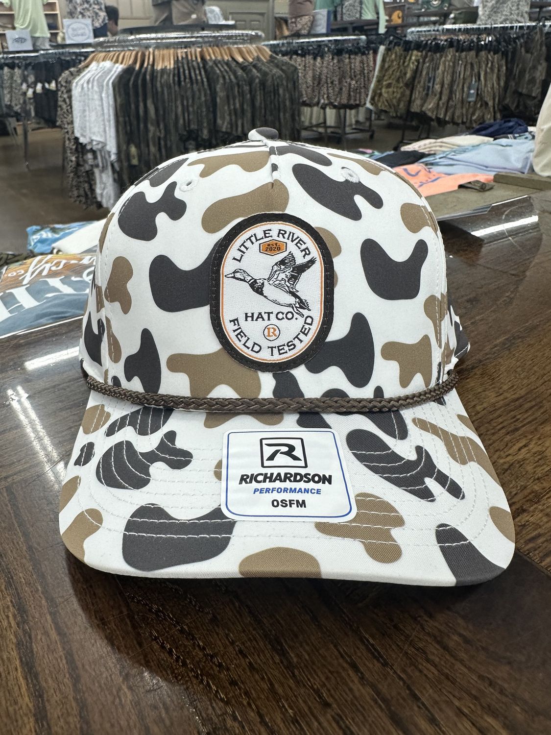 Flying Mallard Patch Rope Hat - Duck Camo
