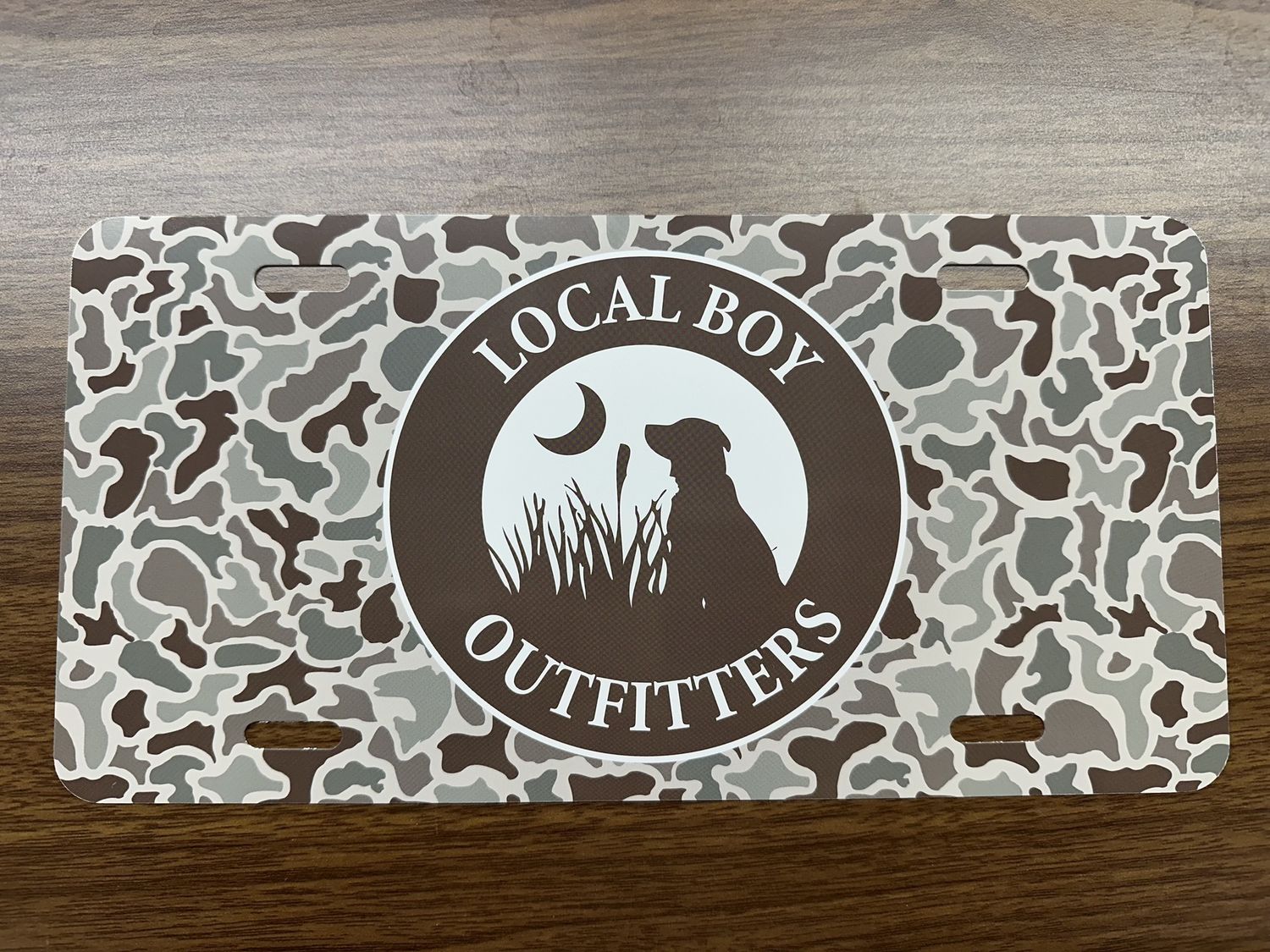 Original Circle License Plate - Localflage Forest