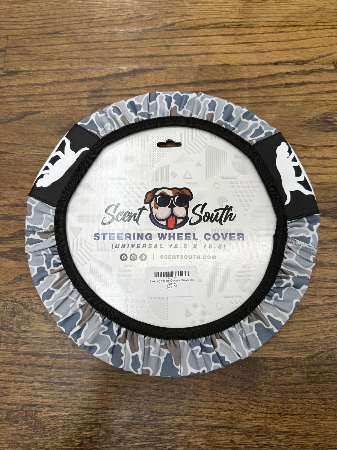 Steering Wheel Cover - Graystone Camo