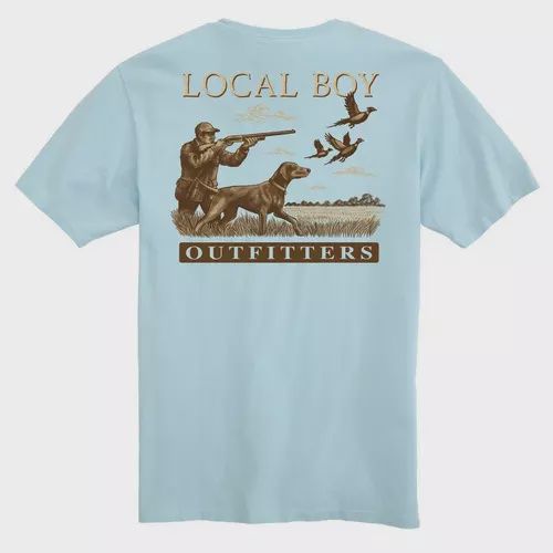 Wetland Hunt Short Sleeve Tee - Chambray