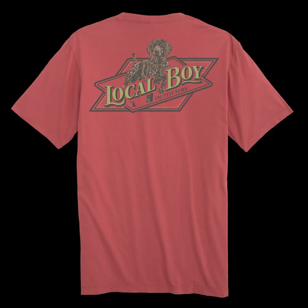 Geometric GSP Short Sleeve Tee - Brick