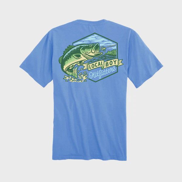 Bass Short Sleeve Tee - China Blue
