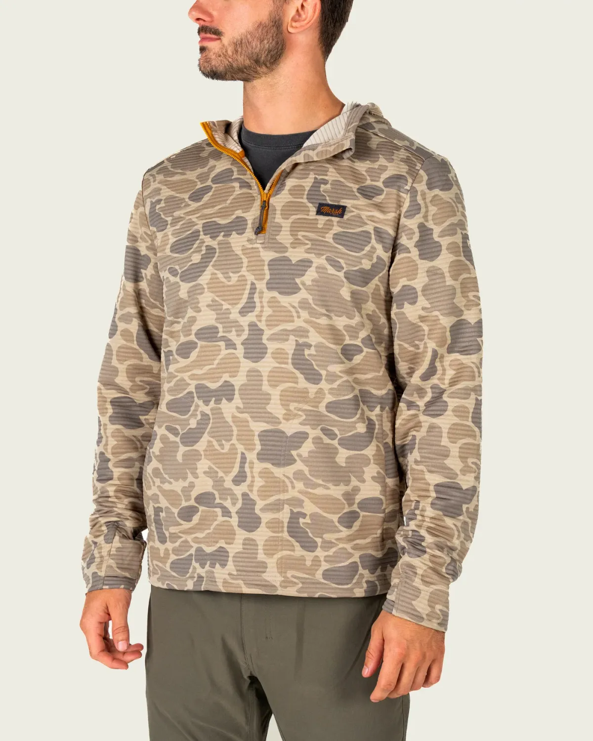 Sullivan Hagood Hoodie - Khaki Mallard Camo