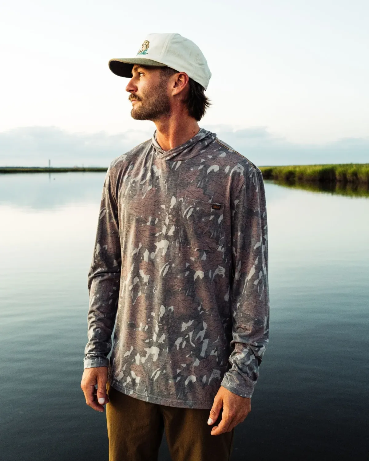 Buxton Hagood Hoodie - Lowland Canopy Camo