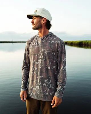 Buxton Hagood Hoodie - Lowland Canopy Camo