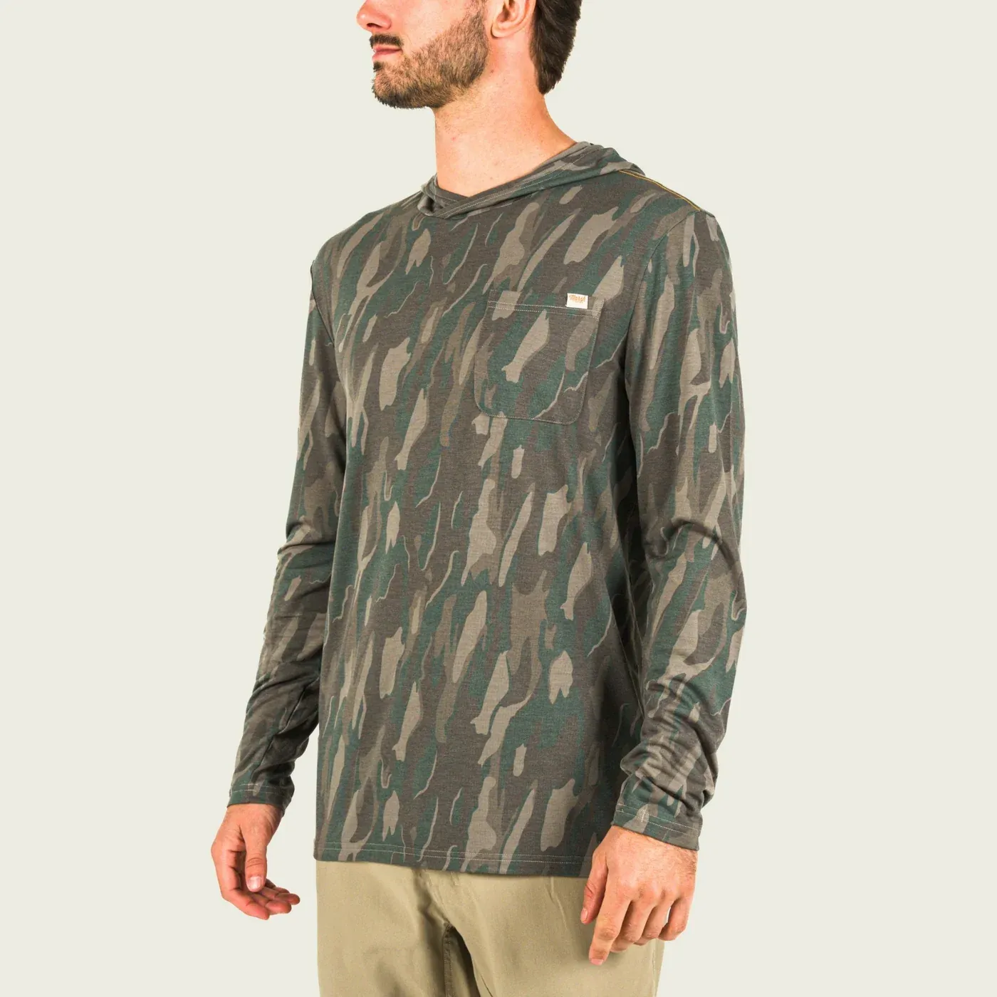 Buxton Hagood Hoodie - Thyme Lowland Camo