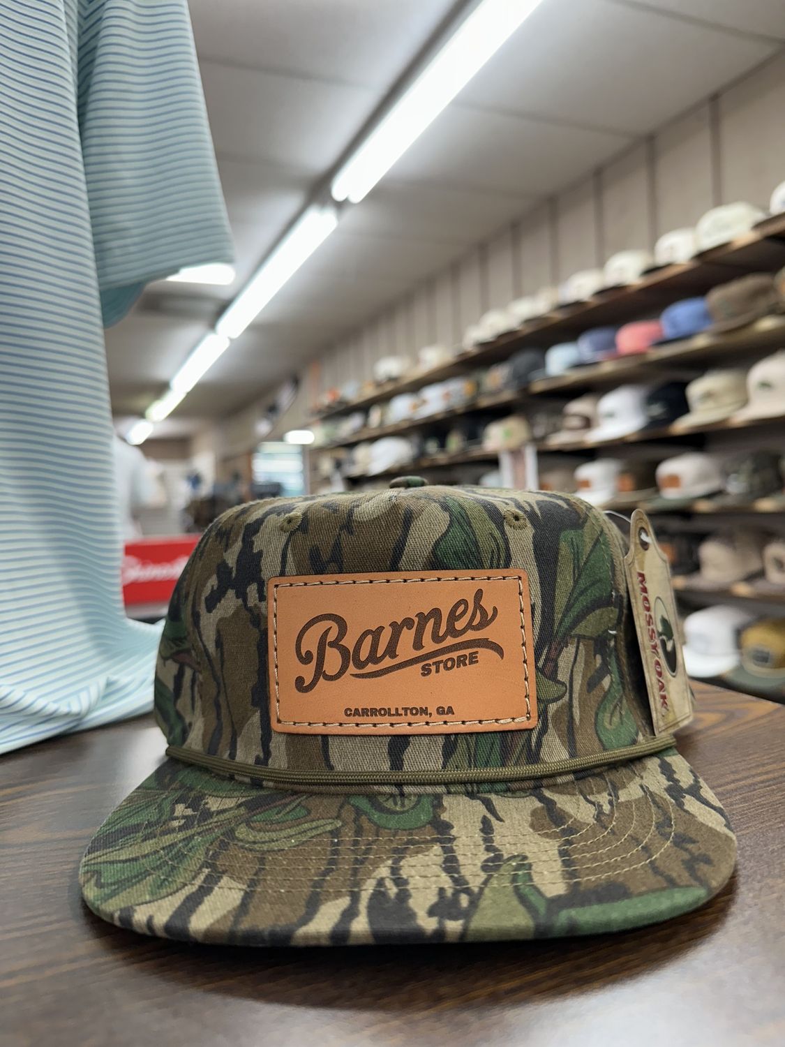 Signature Leather Patch Rope Hat - Greenleaf