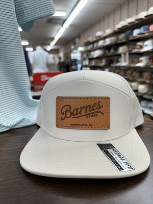Signature Performance 7 Panel Hat - Cream