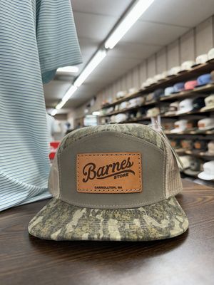 Signature Leather Patch 7 Panel Hat - New Bottomland