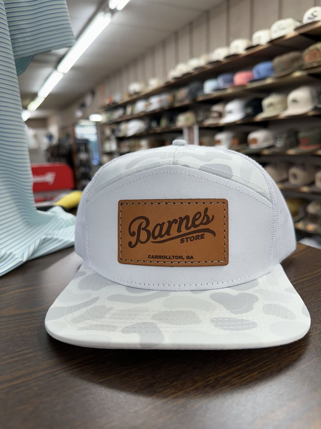 Signature Leather Patch 7 Panel Hat - Sneaux