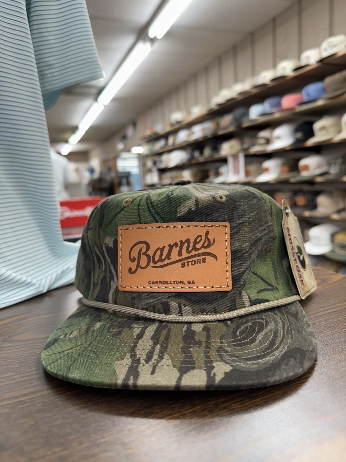 Signature Leather Patch Rope Hat - Full Foilage
