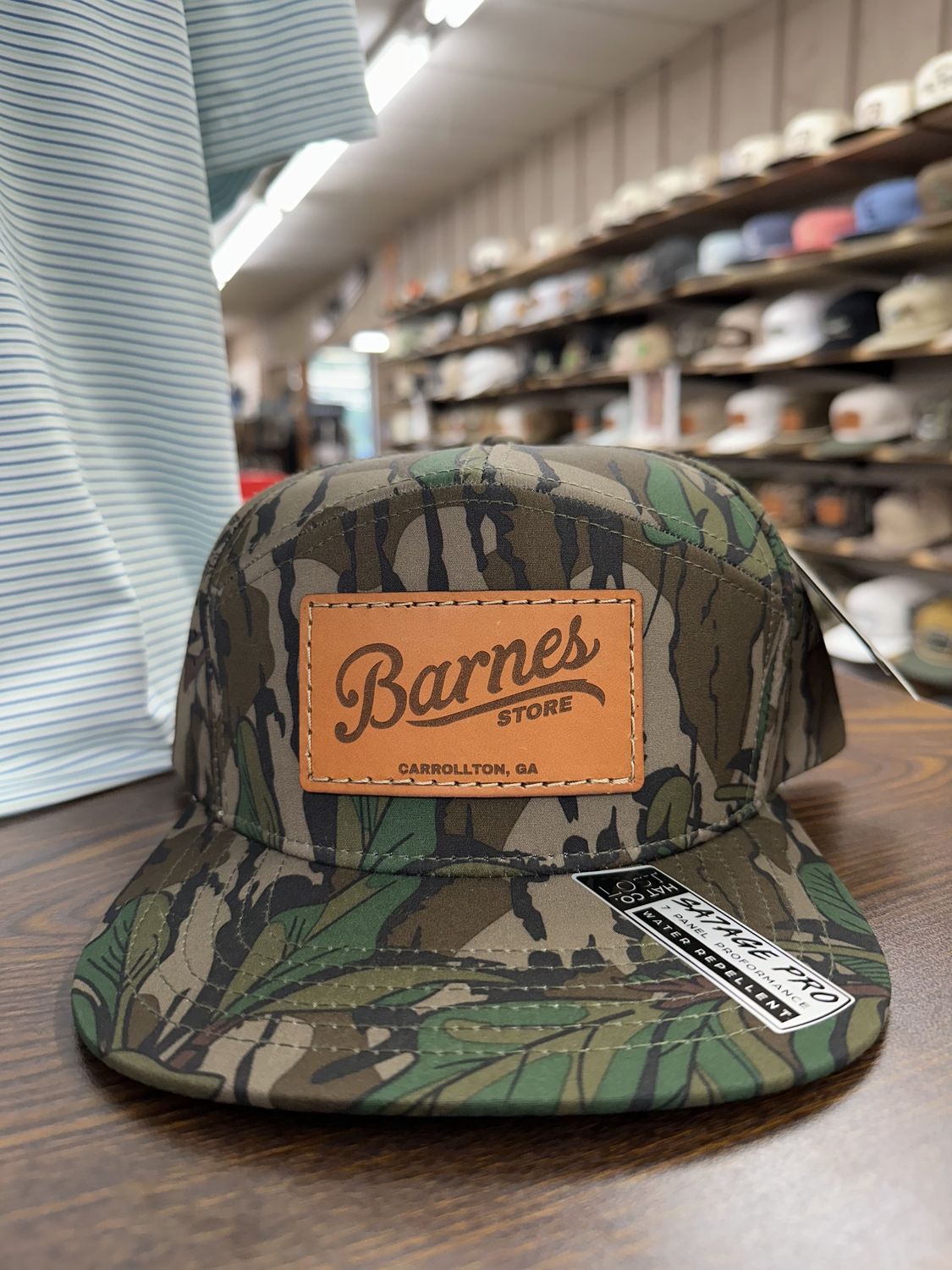 Signature Performance 7 Panel Hat - Greenleaf
