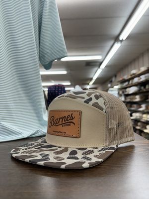 Signature Leather Patch 7 Panel Hat - Slough