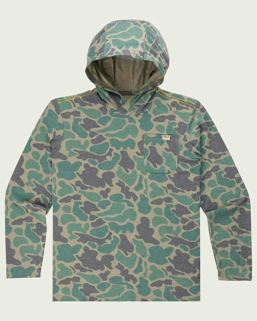 Youth Buxton Hagood Hoodie - Green Mallard Camo