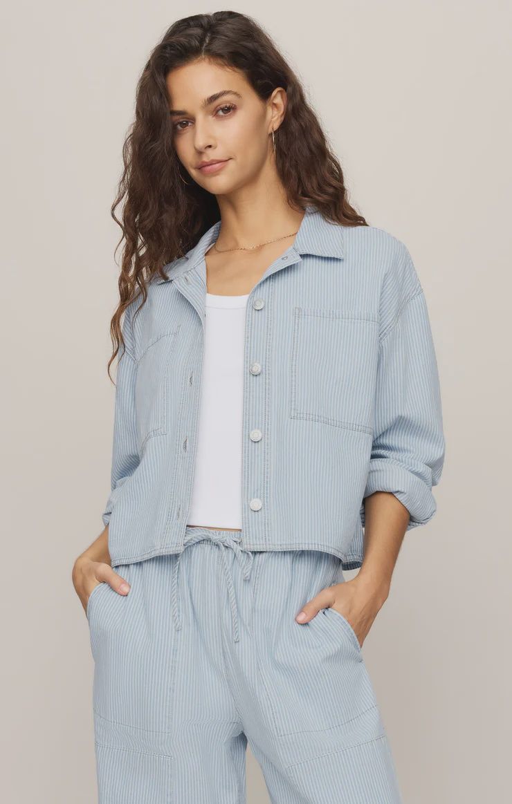 Erin Railroad Jacket - Seaboard Stripe