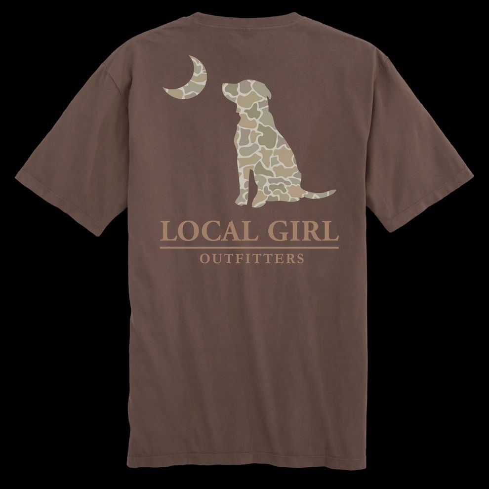 Dessert Dog and Moon Short Sleeve Tee Shirt - Expresso