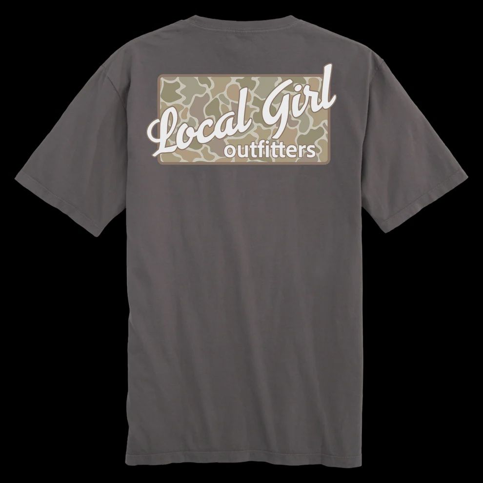 Dessert Plate Short Sleeve Tee Shirt - Gray