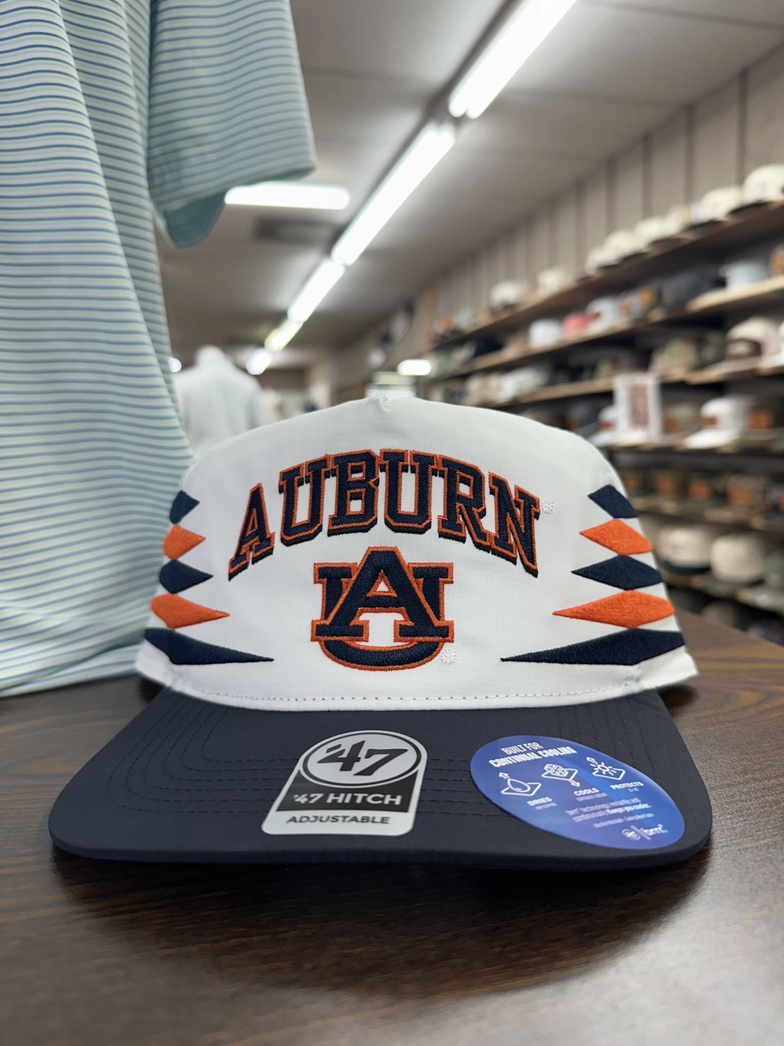 Auburn Tigers White Diamond Cut