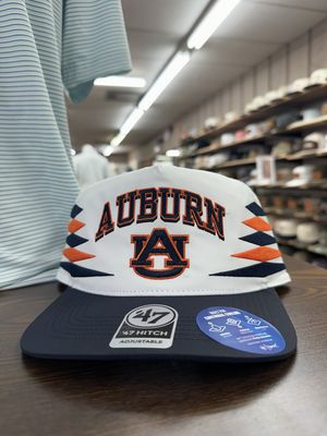 Auburn Tigers White Diamond Cut
