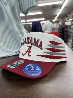 Alabama Crimson Tide White Diamond Cut