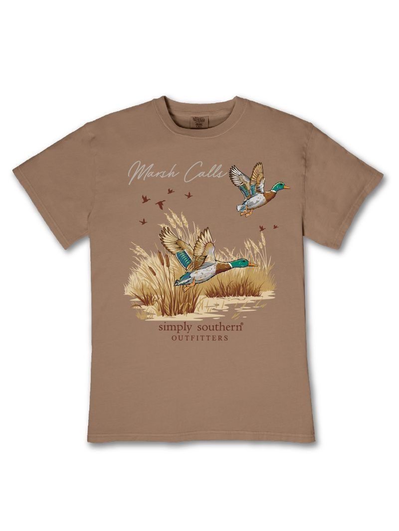Marsh Calls Mineral Washed Short Sleeve T-Shirt - RAWHD