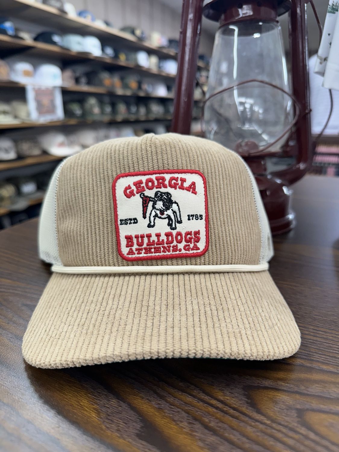 Georgia Bulldogs Vin Khaki Cordlandia 47 Hitch Hat