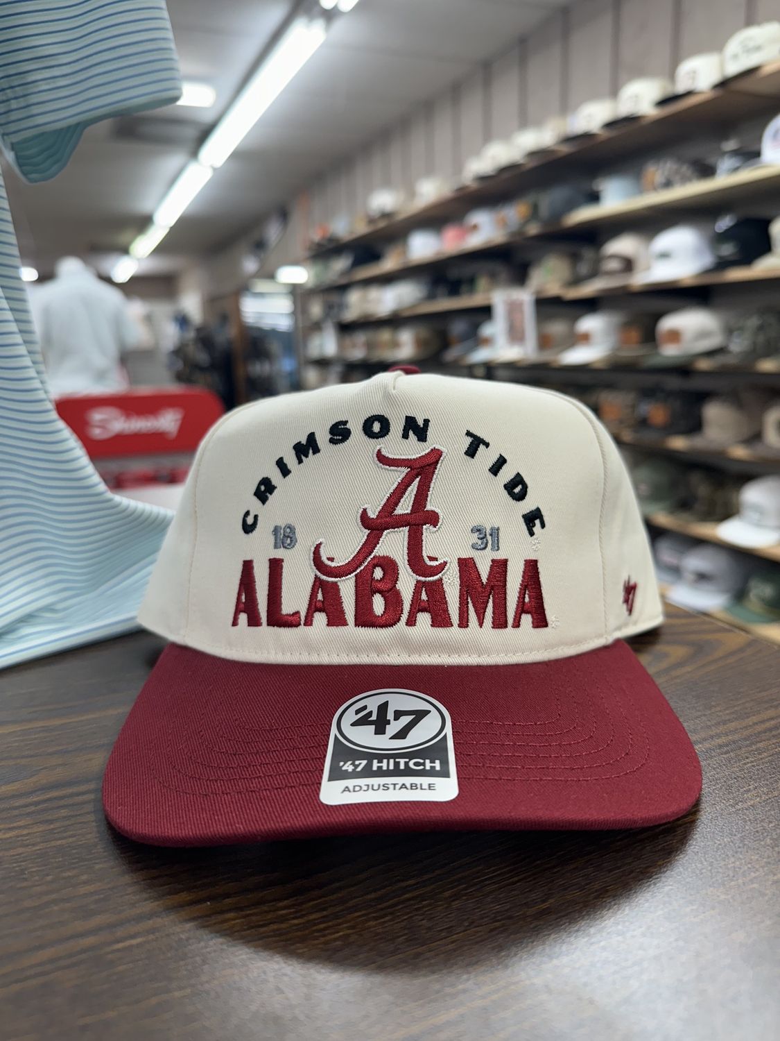 Alabama Crimson Tide Natural Arcitext 47 Hitch Hat