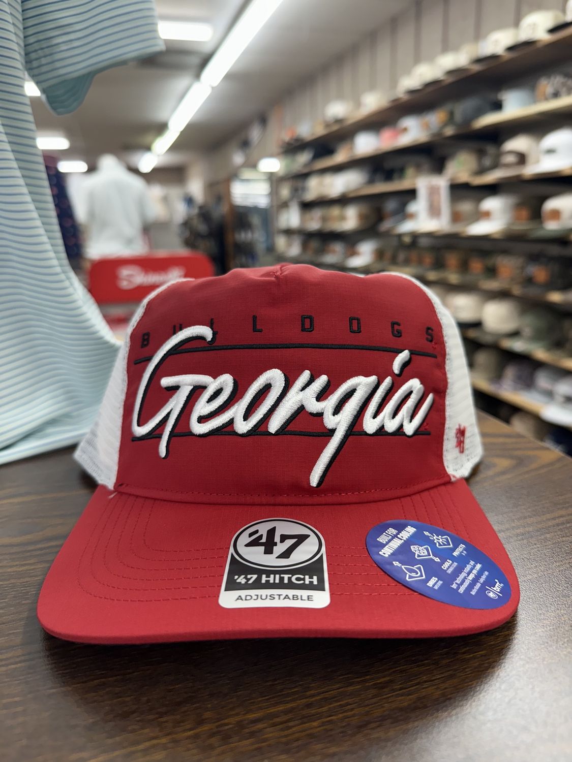 Georgia Bulldogs Red BRRR Condor Mesh 47 Hitch Hat